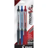 Pilot Precise V5 RT Retractable Rollerball Pens, Extra Fine Point, Assorted Ink, 3/Pack (26053)