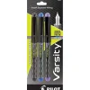 Pilot Varsity Fountain Pens, 1.0mm Nib, Assorted Ink, 3/Pack (90022)