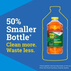 Pine-Sol Disinfecting Multi-Surface Cleaner Degreaser, Original Pine, 80 Fl. Oz. 3/Carton (60606CT)