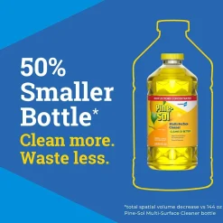 Pine-Sol Multi-Surface Cleaner/Degreaser, Lemon Fresh Scent, 80 Fl. Oz. 3/Carton (60607CT)