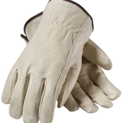 PIP Driver's Gloves, Top Grain Pigskin, Medium, Cream (70-361/M)