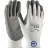 PIP Great White Dyneema Diamond/Lycra 3GX Cut-Resistant Polyurethane Coated Gloves, Medium, White/Gray (19-D322/M)