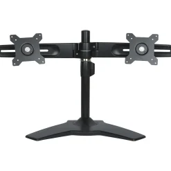 Planar Dual Monitor Adjustable Stand, Up to 24", Black (997-5253-00)