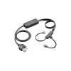 Plantronics APC-43 Electronic Hook Switch Adapter, Black (85Q55AA)
