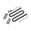 Plantronics Coiled Telephone Extension Cable, Black (85R85AA)