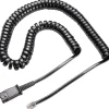 Plantronics U10 Amplifier Cord for Cisco IP Phones, Black (85R38AA)