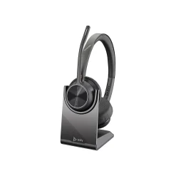 Plantronics Voyager 4320 UC Bluetooth On Ear Computer Headset, Black and Gray (218479-01)