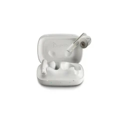 Plantronics Voyager Free 60 UC Wireless Noise Canceling Bluetooth Earbuds, USB-C, UC Certified, White Sand (7Y8L4AA)