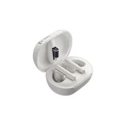 Plantronics Voyager Free 60+ UC Wireless Bluetooth Earbuds, USB-C Teams, White Sand (7Y8G8AA)