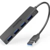 Plugable 4 Port USB Hub 3.0, USB Splitter for Laptop (USB3-HUB4A)