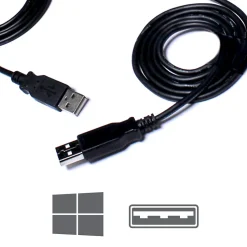 Plugable 6' USB 2.0 Windows Transfer Cable, Black (USB-EASY-TRAN)