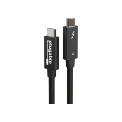 Plugable 3.3' USB C Power Cable, Black (TBT4-40G1M)