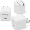 Plugable GaN USB-C Charger Block, 30W, White (PS-30C1W-3X)
