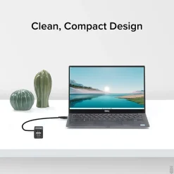 Plugable 2-Port USB 2.0 Hub, Black (USB2-2PORT)