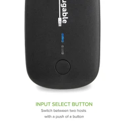 Plugable USB 2.0 Switch for USB Device Port Sharing Between Two Computers (USB2-SWITCH2)