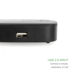 Plugable USB 2.0 Switch for USB Device Port Sharing Between Two Computers (USB2-SWITCH2)