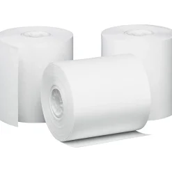 PM Company Bond Cash Register Paper Rolls, 3" x 85', 50 Rolls/Pack (PMF09228)