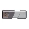 PNY Elite Turbo Attache 3 64GB USB 3.0 Type A Flash Drive, Silver/Gray (P-FD64GTBOP-GE)