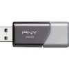 PNY Elite Turbo Attache 3 256GB USB 3.0 Type A Flash Drive, Silver/Gray (P-FD256TBOP-GE)