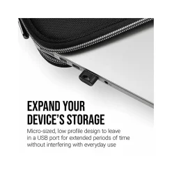 PNY Elite-X Fit 256GB USB 3.1 Type-A Flash Drive, Black (P-FDI256EXFIT-GE)