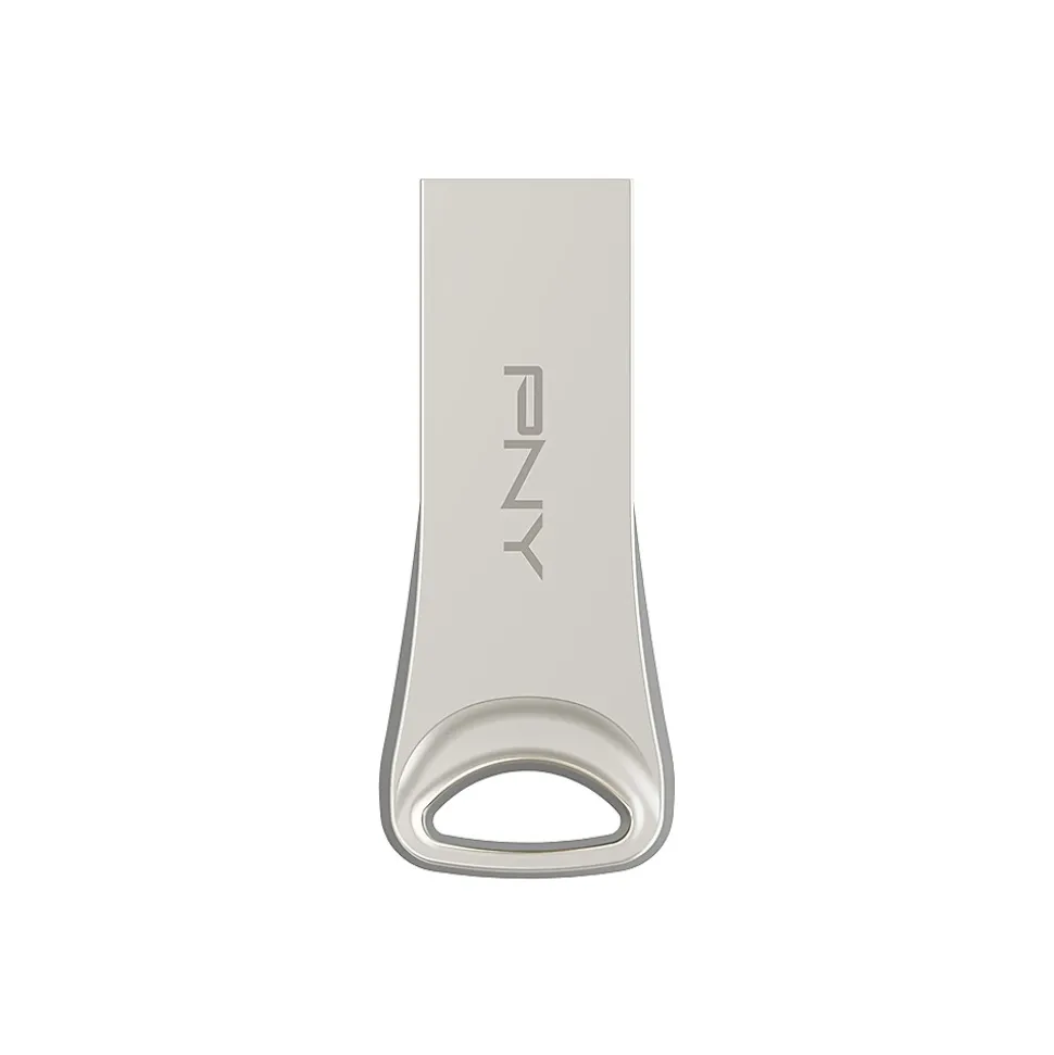 PNY Elite-X 128GB USB 3.2 Type A Flash Drive, Silver (P-FDI128ELTX-GE)