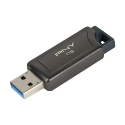 PNY PRO Elite 1TB USB 3.2 Gen 2 Type-A Flash Drive, Gray (P-FD1TBPROV2-GE)