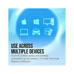 PNY Turbo Attache 4 128GB USB 3.0 Type A Flash Drive, Black (P-FD128TBAT4-GE)