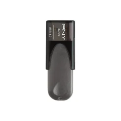 PNY Turbo Attache 4 64GB USB 3.0 Type A Flash Drive, Black (P-FD64GTBAT4-GE)