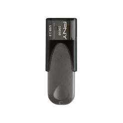 PNY Turbo Attache 4 256GB USB 3.0 Type A Flash Drive, Black (P-FD256TBAT4A-G)