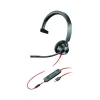 Poly Blackwire 3315 Mono Headset, USB-C/3.5mm, MS Certified/UC Certified (8X218AA)