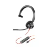 Poly Blackwire 3310 Noise Canceling Mono Headset, USB-C/USB-A, UC Certified (8X215AA)