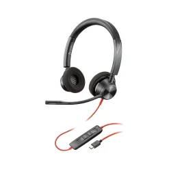 Poly Blackwire 3320 Stereo Headset, USB-C/USB-A, UC Certified (8X219AA)