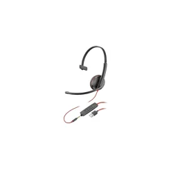 Poly Blackwire C3215 USB-A Mono Headset, UC Certified (80S06A6)