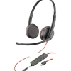 Poly Blackwire C3225 USB-C Stereo Headset, UC Certified (80S04A6)