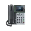 Poly Edge E350 VOIP Phone, Silver/Black (82M89AA)
