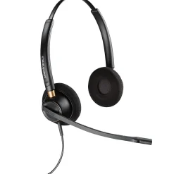Poly EncorePro HW520 Binaural Customer Service Headset, Black (783P6AA#ABA)