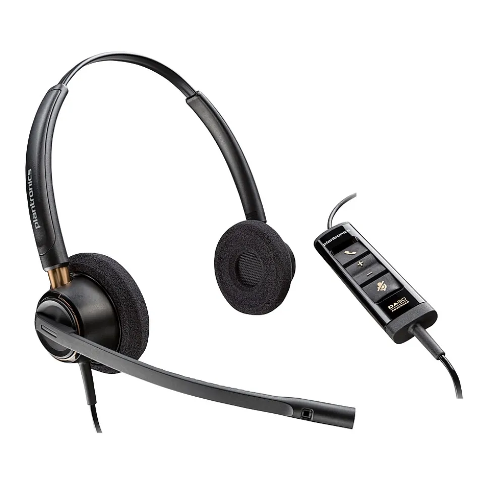 Poly EncorePro 525-M Stereo Headset, USB-A, MS Certified (783R2AA)