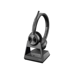 Poly Savi 7320 Wireless Stereo Headset, Over-the-Head, Black (7S435AA#ABA)