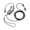 Poly SHS 2626-13 Monaural PTT Secure Voice Attachment, USB-A - Quick Disconnect (8K7N0AA#AC3)