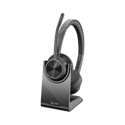 Poly Voyager 4300 UC Series USB-A Bluetooth Stereo Phone & Computer Headset, Unified Communications Certified (77Y99AA)