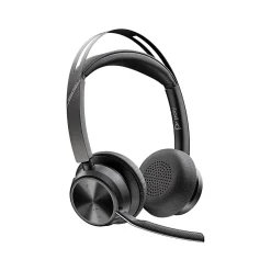 Poly Voyager Focus 2 USB Type-A Active Noise Canceling Bluetooth Headset, Black (76U46AA)