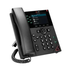 Poly VVX 350 6-Line VOIP Phone, Black (89B69AA#ABA)