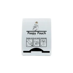 Poopy Pouch Express Pet Waste Bag Dispenser, Beige (PP-EXP-METALLIC)