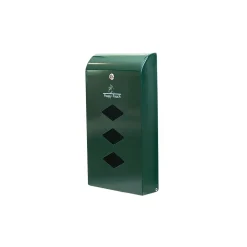 Poopy Pouch Monarch Pet Waste Bag Dispenser,Green, Steel, 600 Bag Capacity (PP-DSP-3R200)