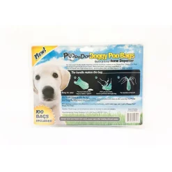 Poopy Pouch Pet Waste Bag Dispenser, Plastic, 100 Bags (RPD-DOGGY DSP)