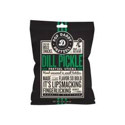 Pop Daddy Dill Pickle Pretzels Sticks, 3 oz., 15 Bags/Box (OPD00561)