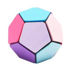 Poppin 1" Removable Notes Ball, Assorted Pastels, 25 Sheets/Pad, 12 Pads/Ball (104898)