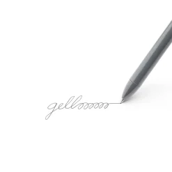 Poppin Luxe Retractable Gel Pen, Medium Point, Black Ink, 6/Pack (104449)