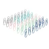 Poppin Modern Paper Clips, .31" x 1.5", Assorted, 50/Pack (105922-MC)