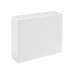 Poppin Plastic File Box, Letter Size, White (101272)